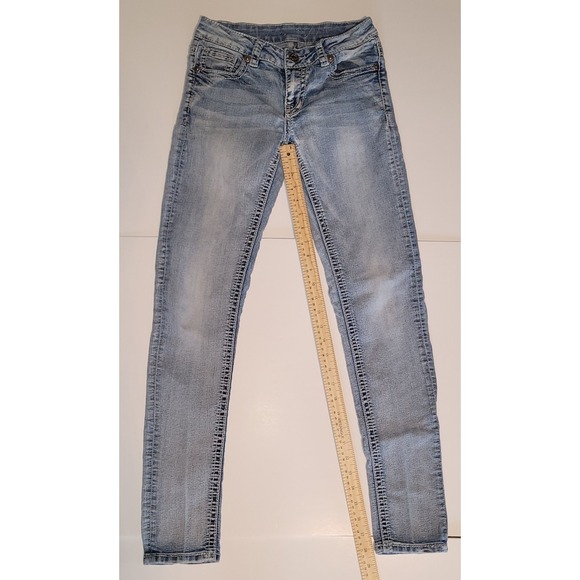 Warehouse one Skinny Jeans Women's Size 26Reg Light  Blue Low Rise‎  Denim - Picture 4 of 10